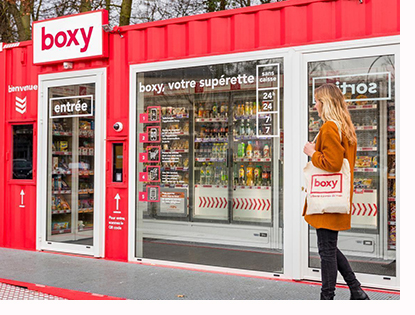 Supérette connectée Boxy