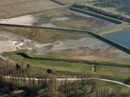 Site de transit de sédiments de dragage